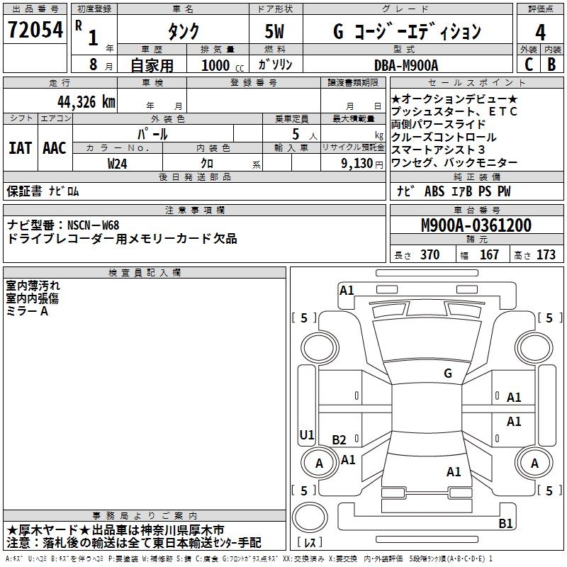TOYOTA TANK