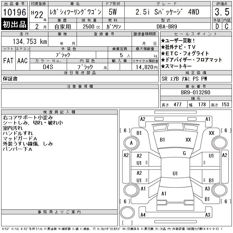 SUBARU LEGACY