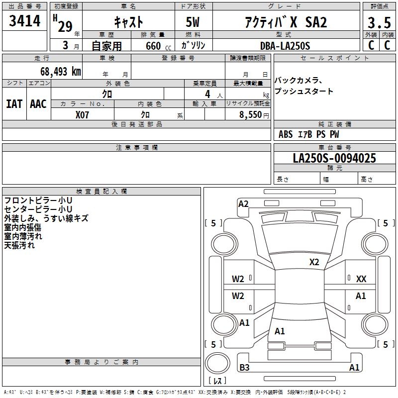 DAIHATSU CAST