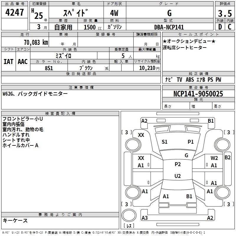 TOYOTA SPADE