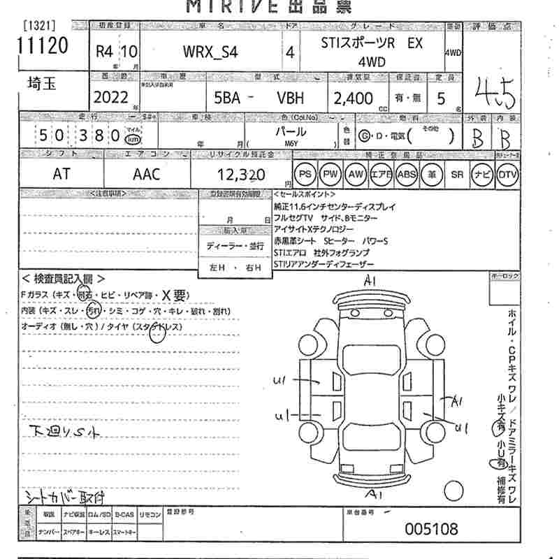 SUBARU IMPREZA WRX