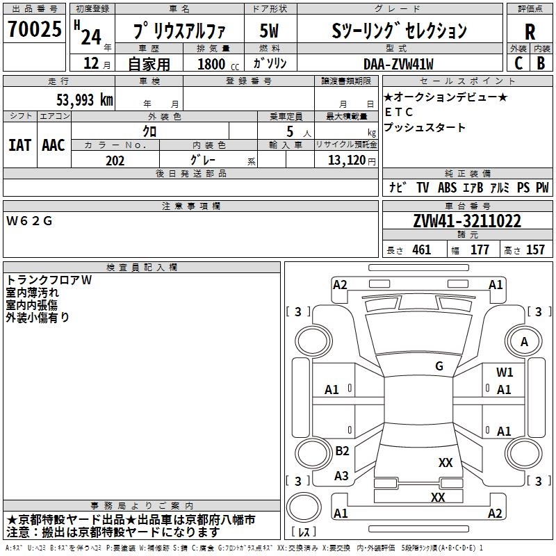 TOYOTA PRIUS ALPHA