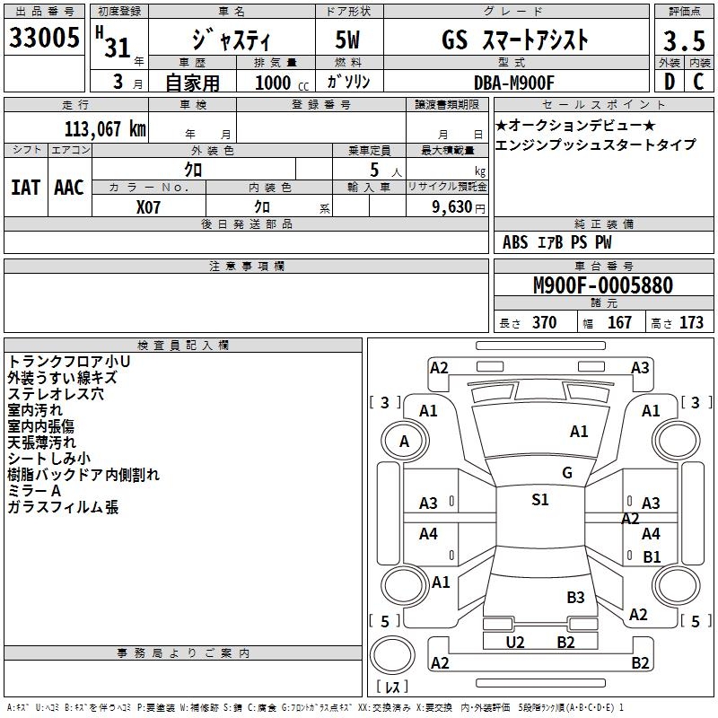 SUBARU JUSTY