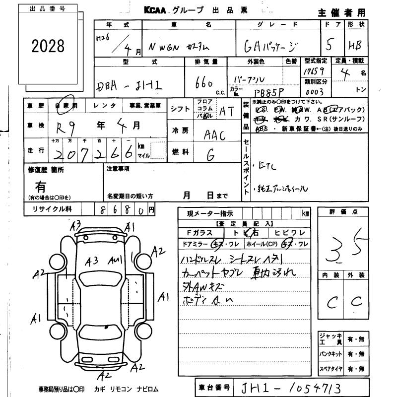 HONDA N-WGN