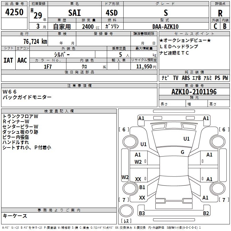 TOYOTA SAI