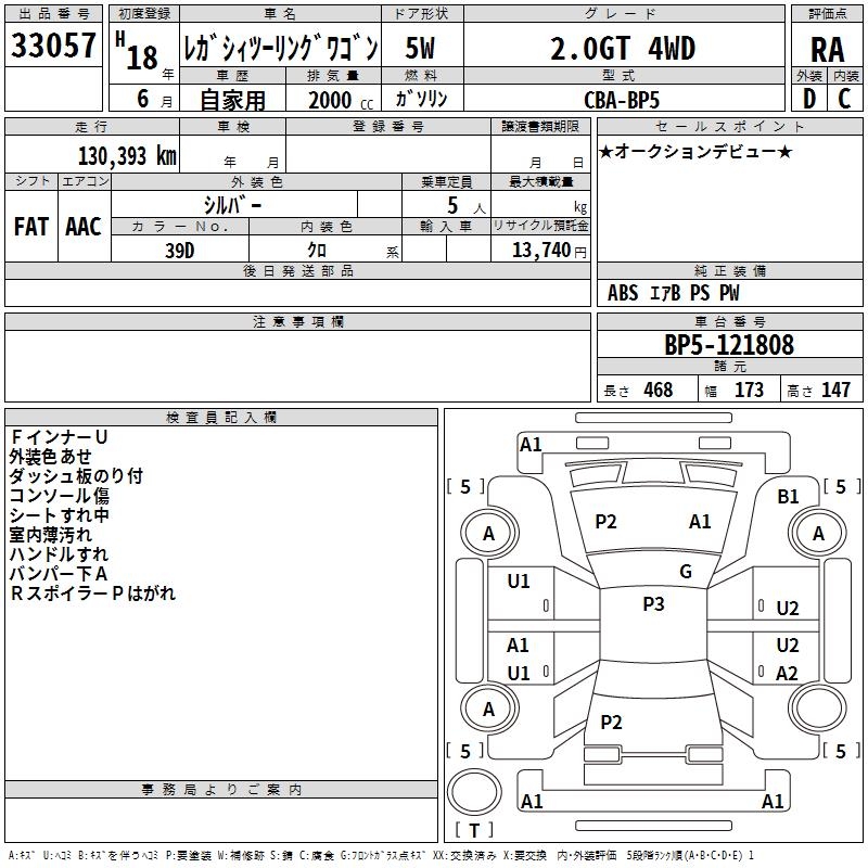 SUBARU LEGACY