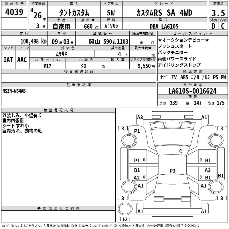 DAIHATSU TANTO