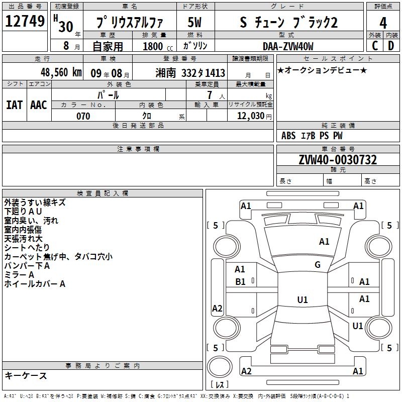 TOYOTA PRIUS ALPHA
