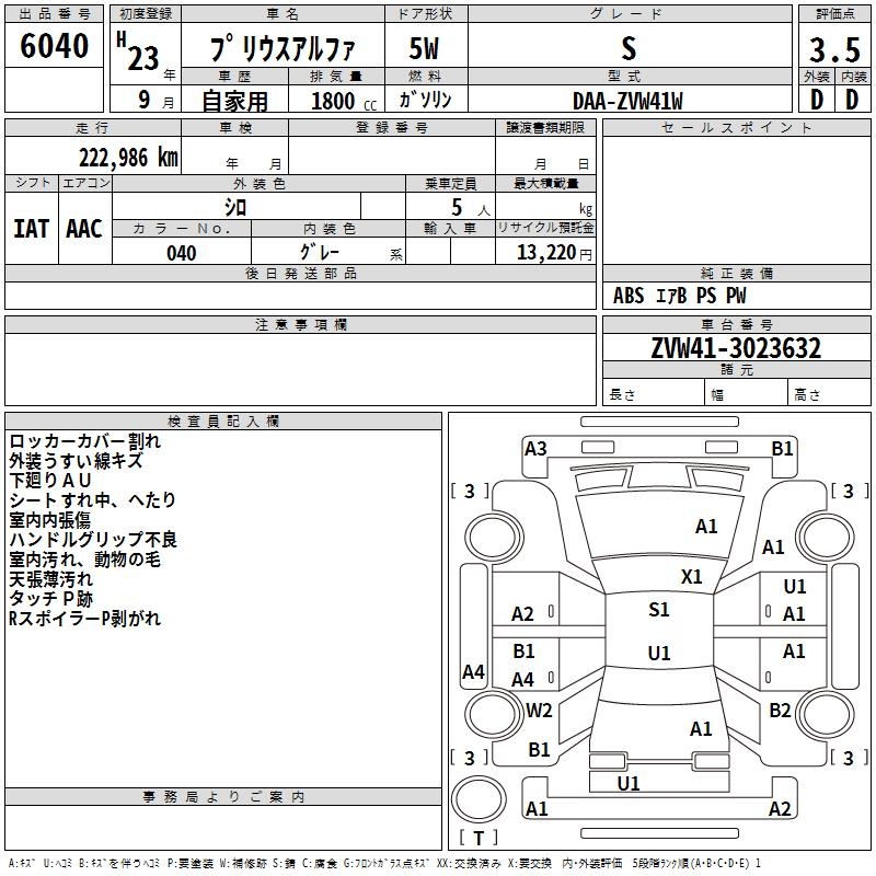 TOYOTA PRIUS ALPHA