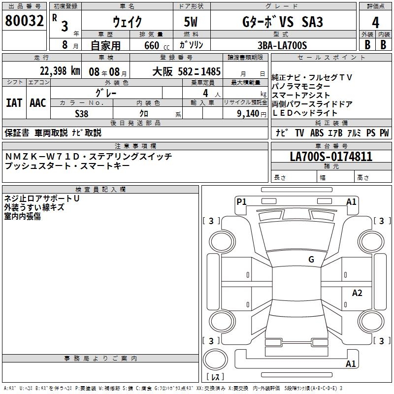 DAIHATSU WAKE