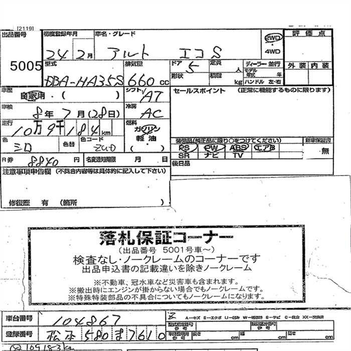 SUZUKI ALTO