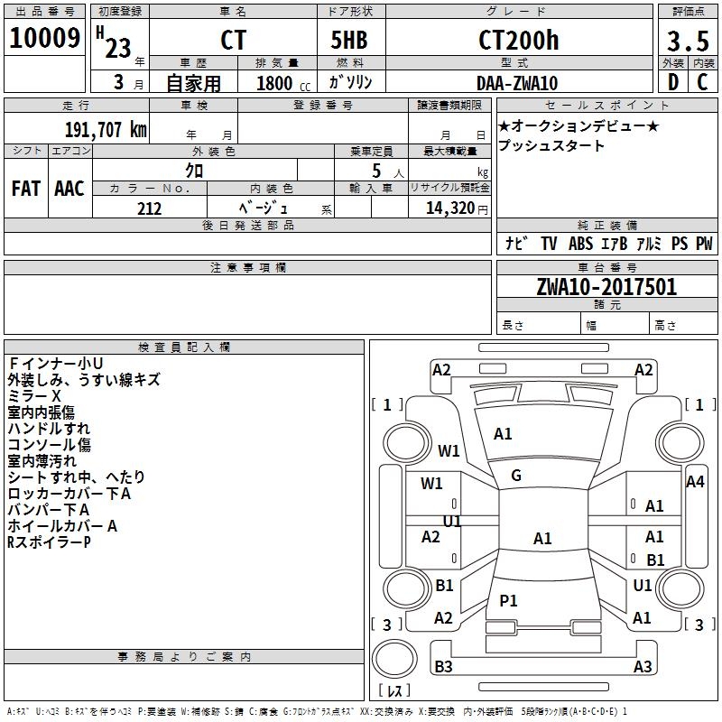 LEXUS CT200H