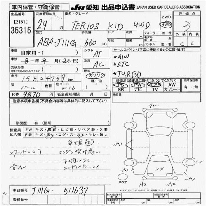 DAIHATSU TERIOS KID