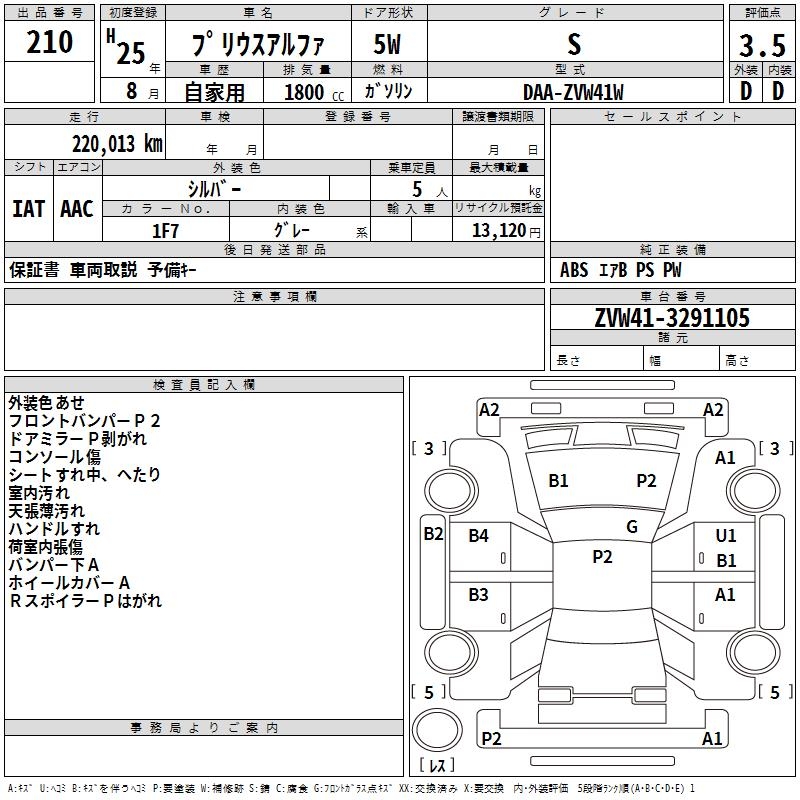 TOYOTA PRIUS ALPHA