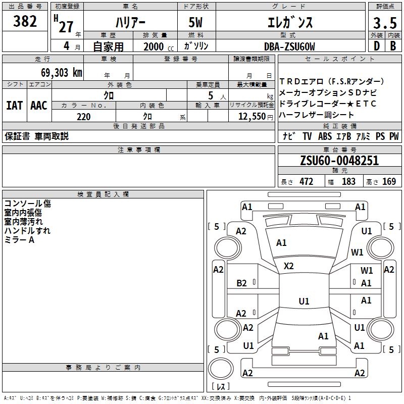 TOYOTA HARRIER