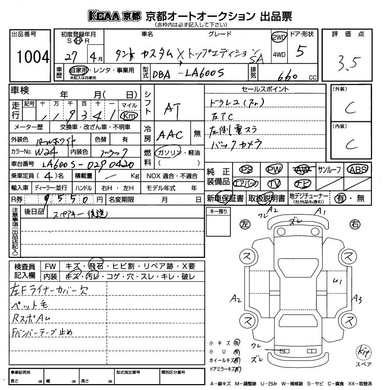 DAIHATSU TANTO