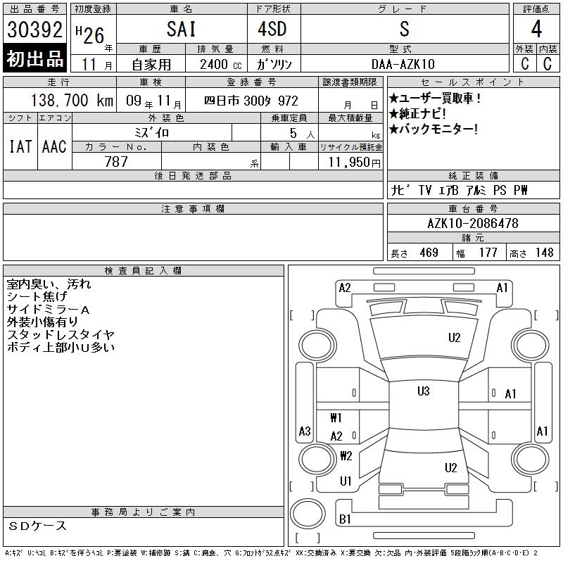 TOYOTA SAI