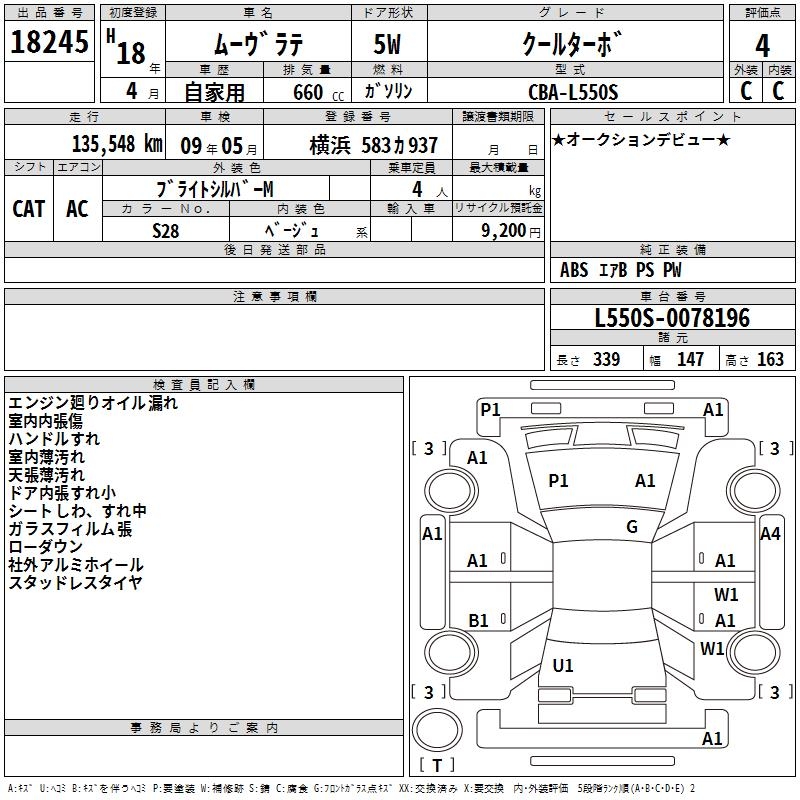 DAIHATSU MOVE LATTE