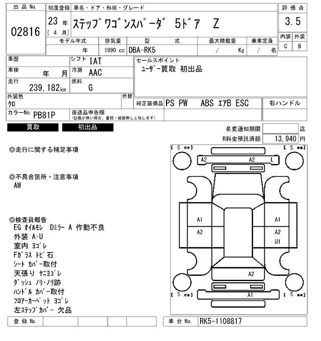 HONDA STEPWGN