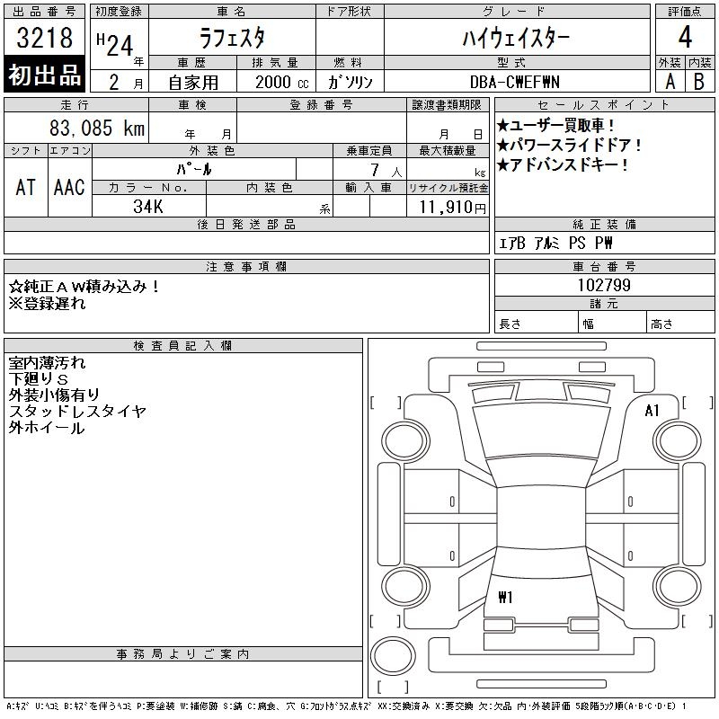 NISSAN LAFESTA