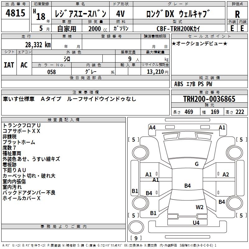 TOYOTA REGIUS ACE
