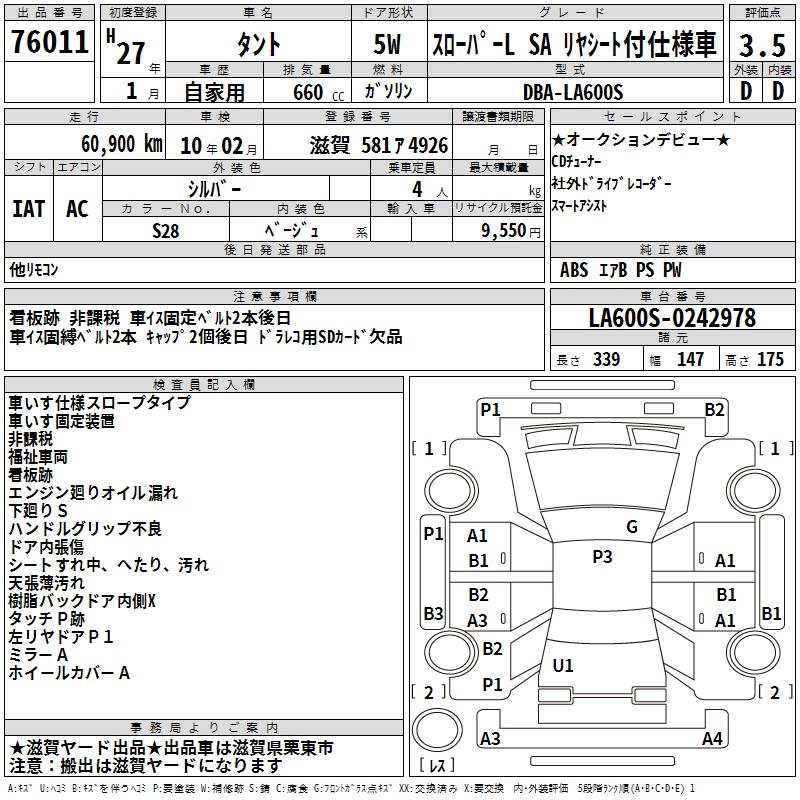 DAIHATSU TANTO