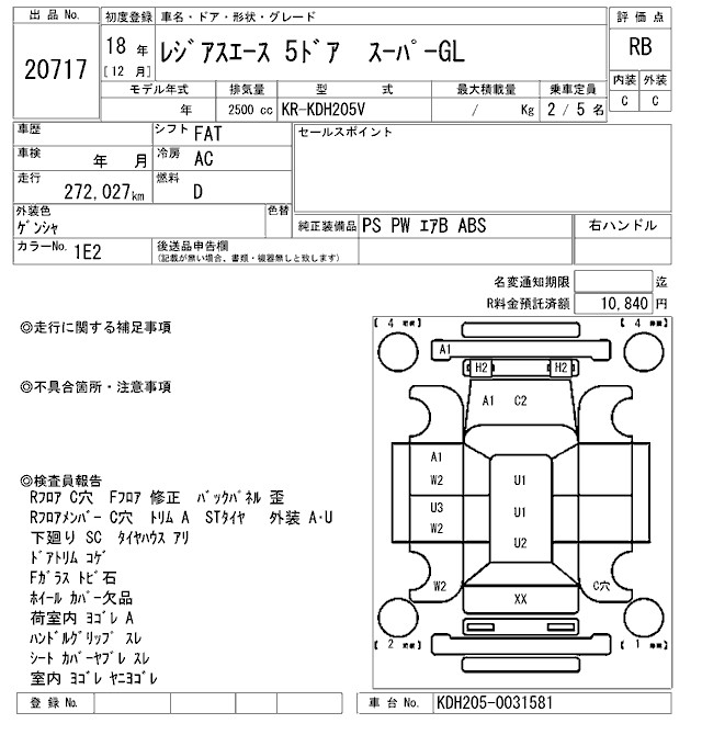 TOYOTA REGIUS ACE
