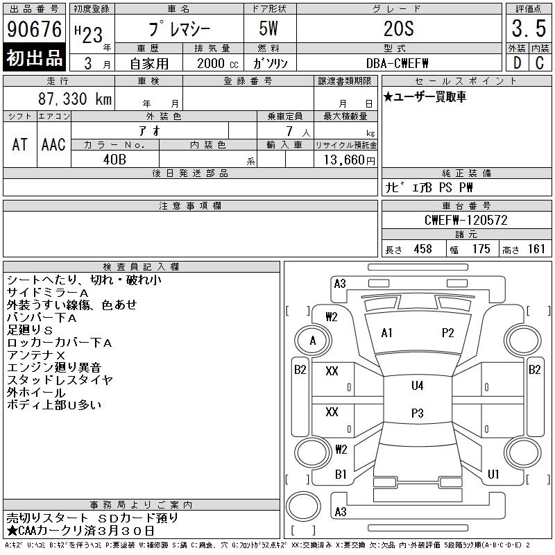 MAZDA PREMACY