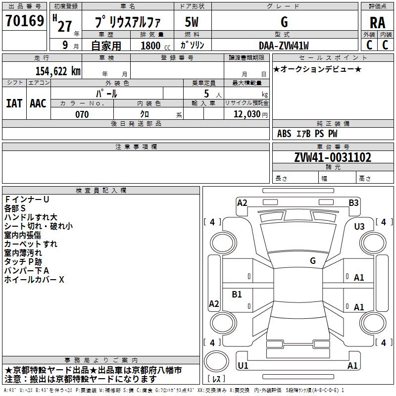 TOYOTA PRIUS ALPHA