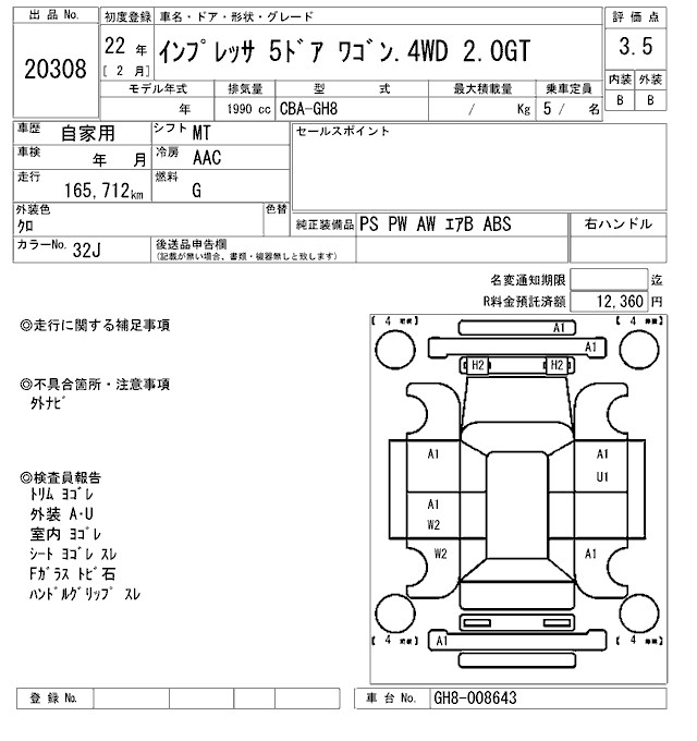 SUBARU IMPREZA