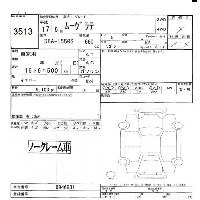 DAIHATSU MOVE LATTE