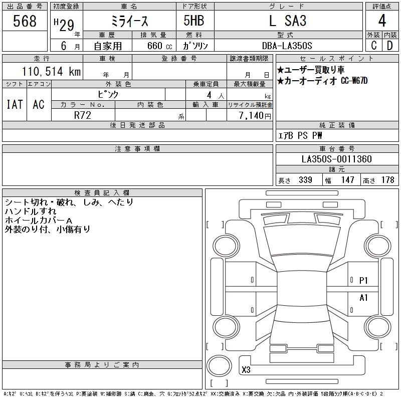 DAIHATSU MIRA E:S