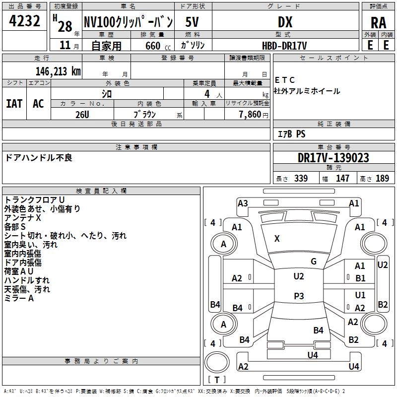 NISSAN NV100 CLIPPER
