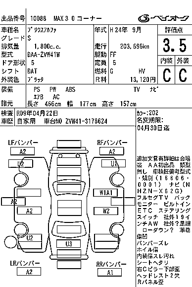 TOYOTA PRIUS ALPHA