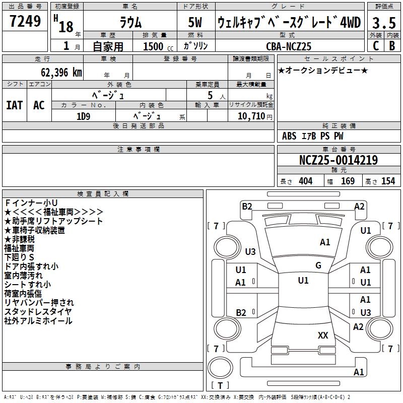 TOYOTA RAUM
