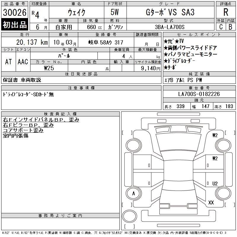 DAIHATSU WAKE