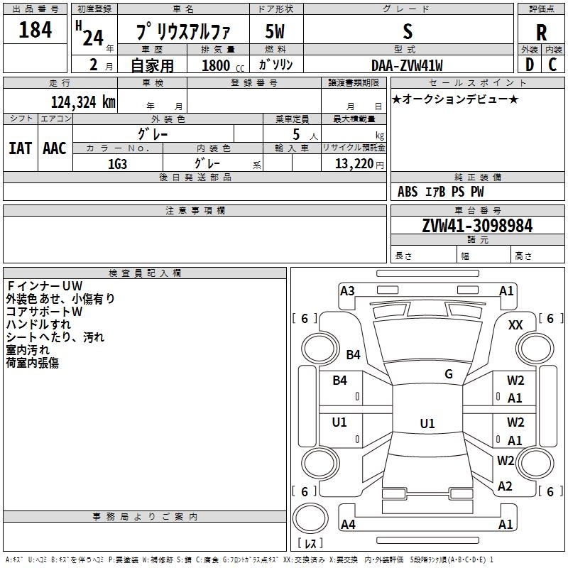 TOYOTA PRIUS ALPHA