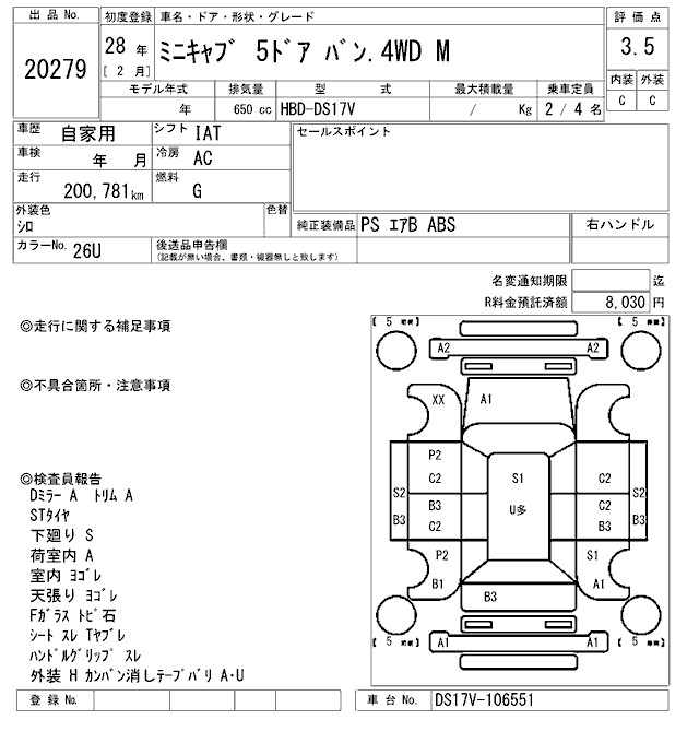 MITSUBISHI MINICAB
