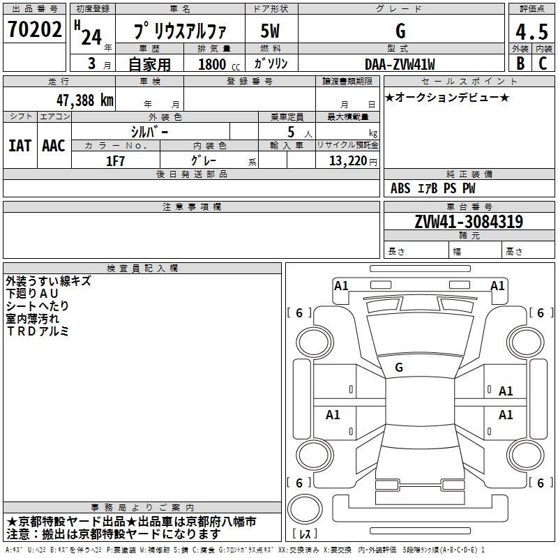 TOYOTA PRIUS ALPHA