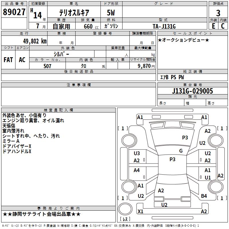 DAIHATSU TERIOS LUCIA