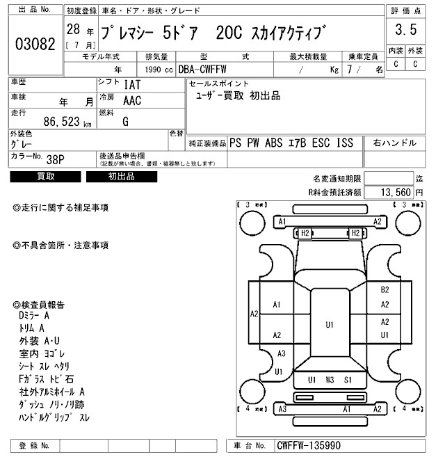 MAZDA PREMACY