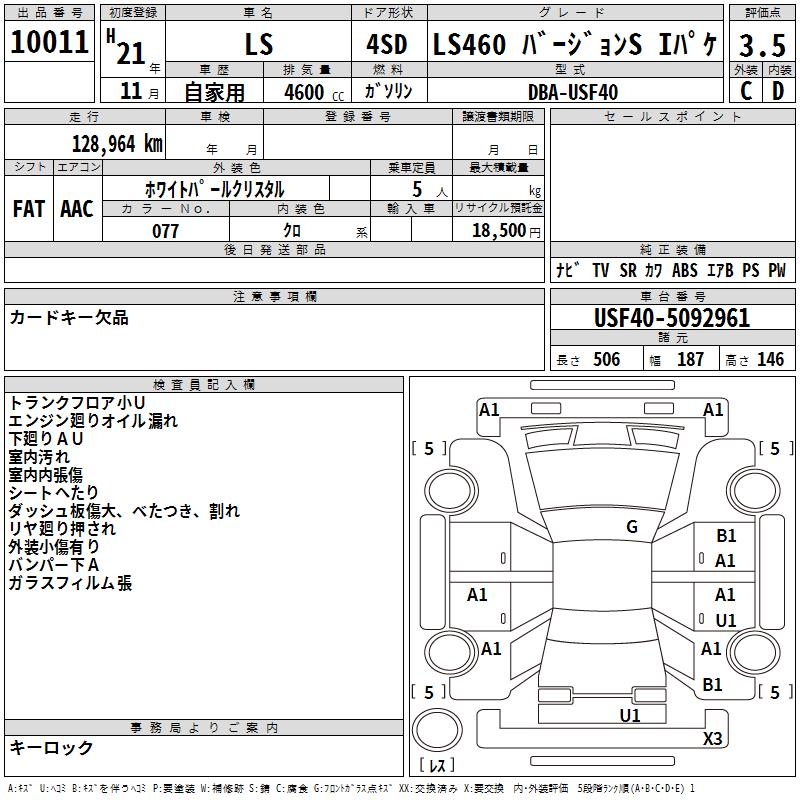 LEXUS LS460