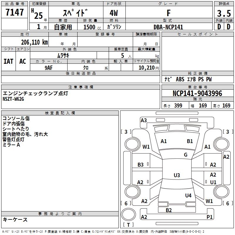 TOYOTA SPADE