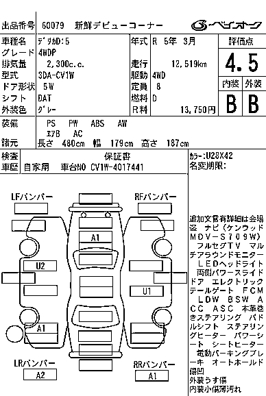 MITSUBISHI DELICA D:5