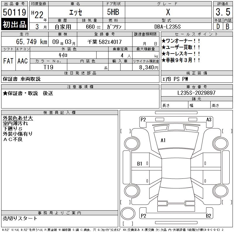 DAIHATSU ESSE