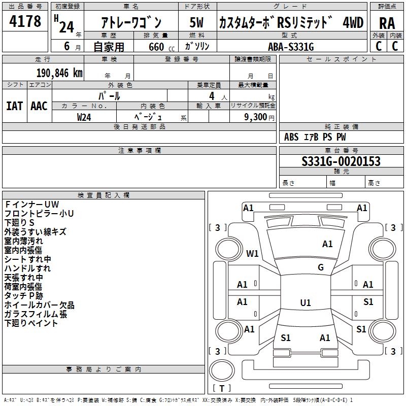 DAIHATSU ATRAI