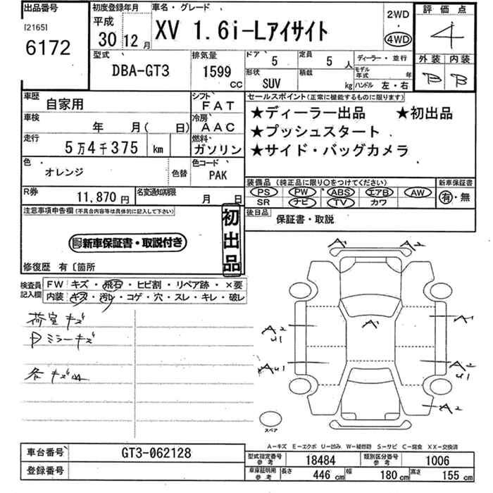 SUBARU XV