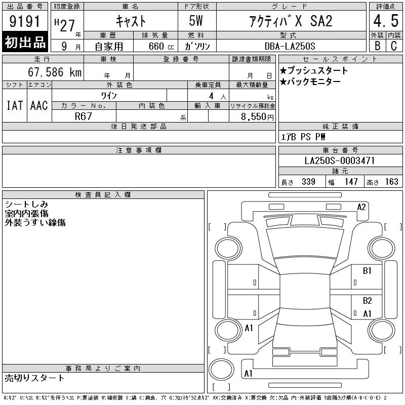 DAIHATSU CAST