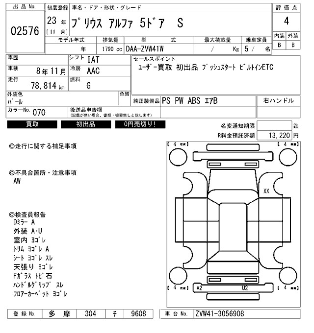 TOYOTA PRIUS ALPHA
