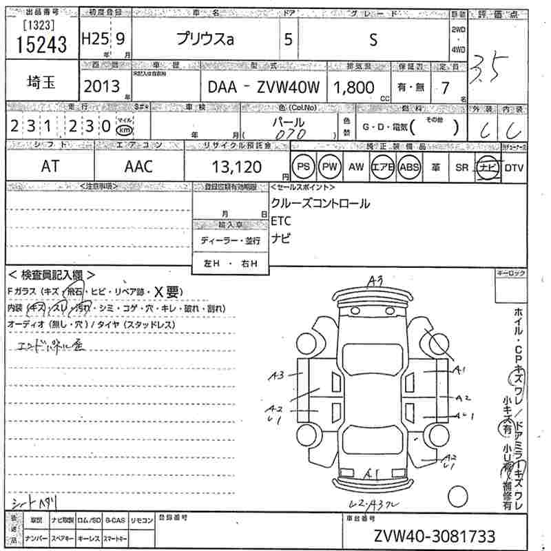 TOYOTA PRIUS ALPHA